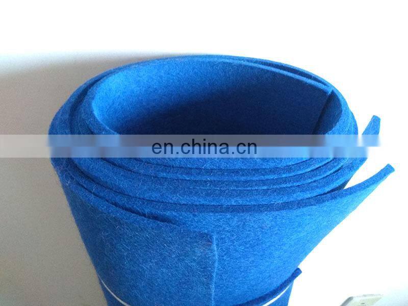 Recycled thin super quality 100% wool felt fabric and pressed wool felt