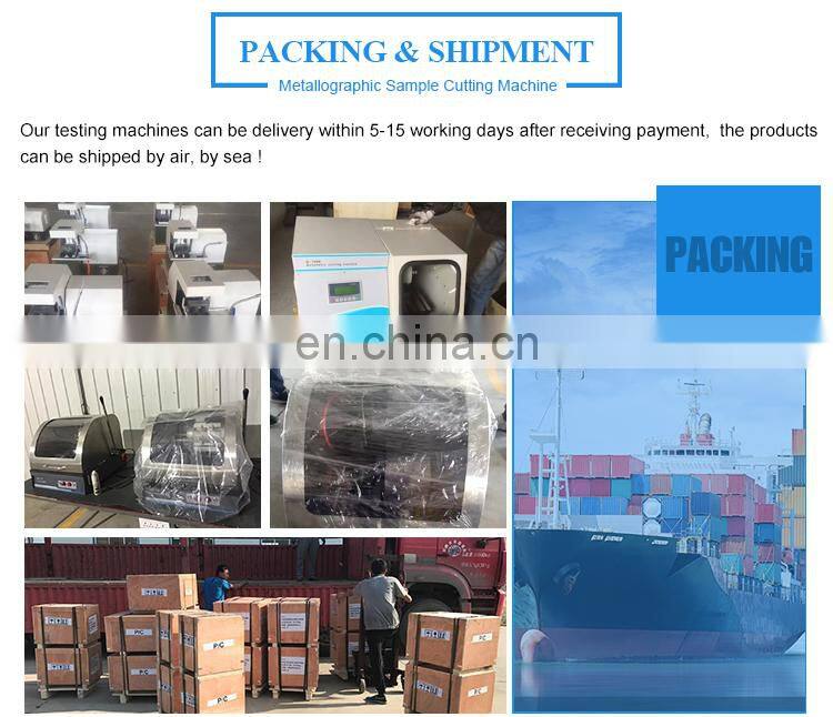 Factory direct laboratory manual metallographic cutting machine