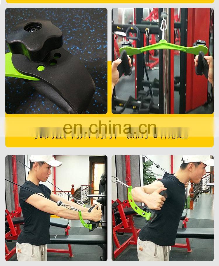 Professional Gym or Home Used Weight Barbell Handle Bar Multi Functional Trainer 8 Piece Set Integrated Pull Back Handle