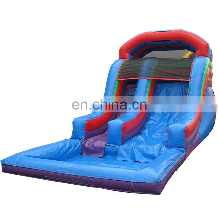 Custom Large Kids Jumping Jumbo Inflatable Bouncer Water Slip n Slide Toys Combo With Pool for Sale