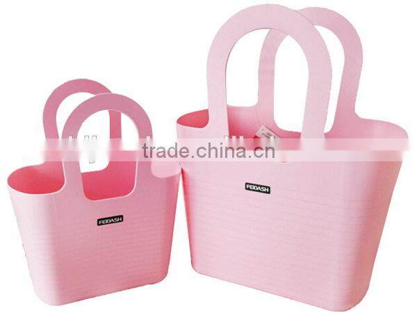Bath basket with handle
