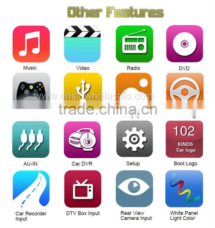 Erisin ES7691M 7 inch 2 Din Car Audio DVD with GPS 3G Radio