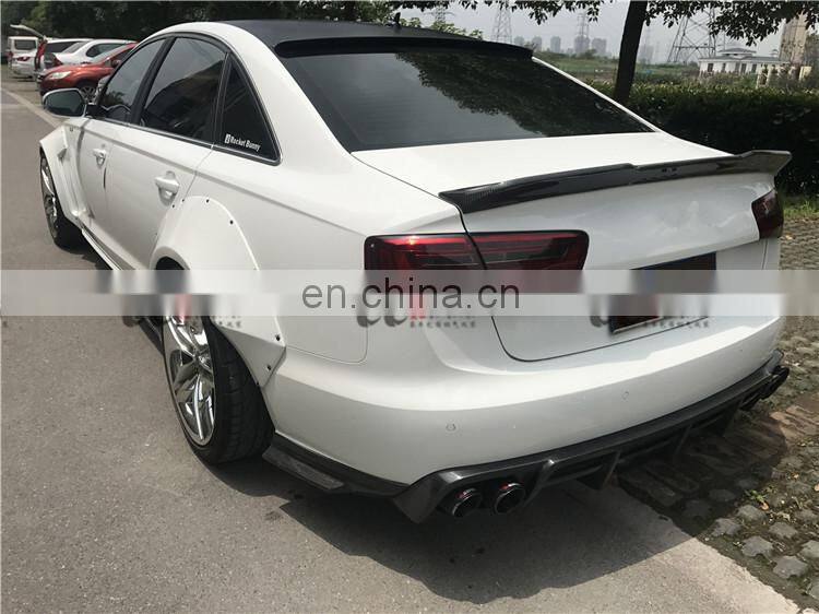 wide body kit for Audi A6 car parts with diffuser