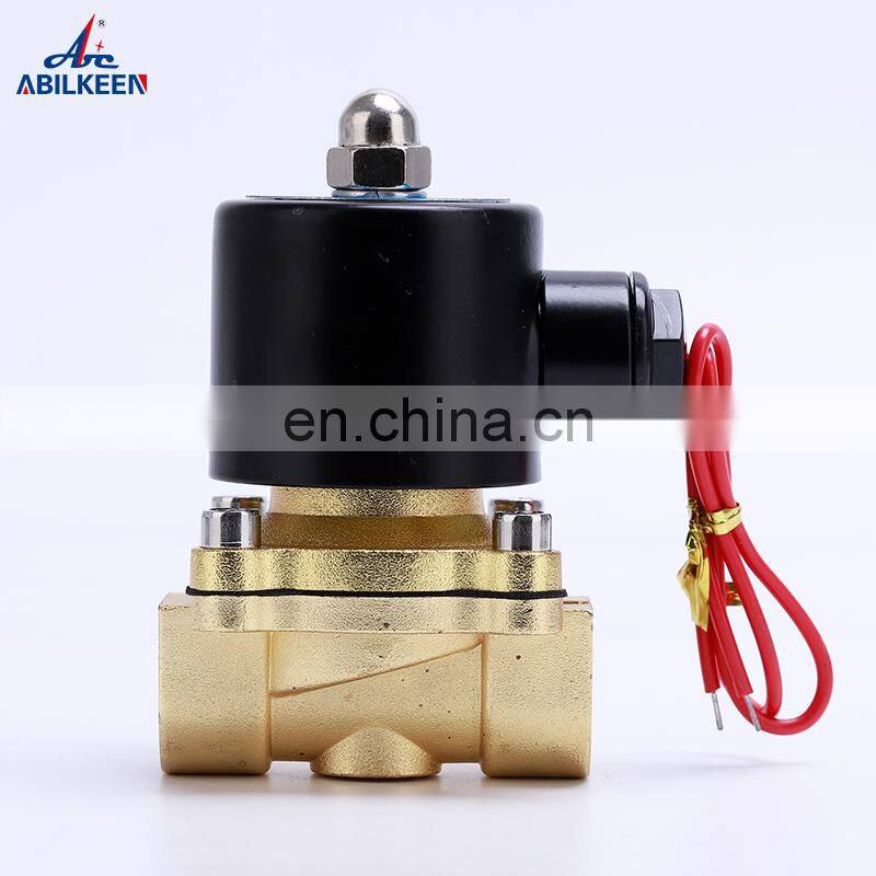 2W160-15 Normally Closed Type Direct Acting Electric Brass Solenoid Valve Price Water/Air Solenoid Valve