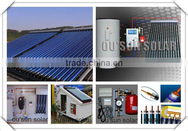 Split Solar Water Heater With Heat Pipe