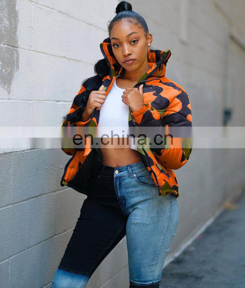 Wholesale custom women's clothing Men and women can wear multicolour Camouflage printing and dyeing Bread service