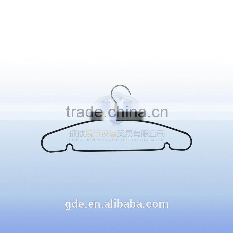 Cheap laundry hanger PVC coating blue clothes hanger