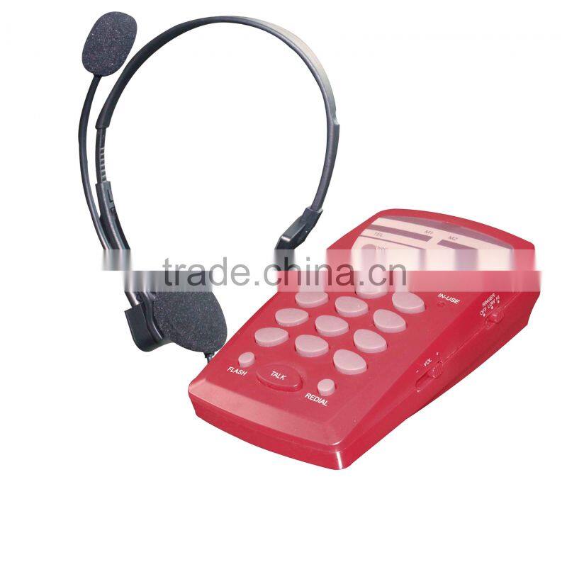corded CID headphone for call center