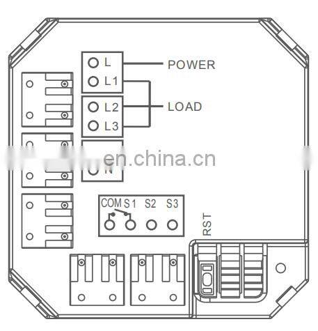 ZigBee 5A Lighting Relay 1 2 3 Gang Light Relay Zigbee Smart Relay