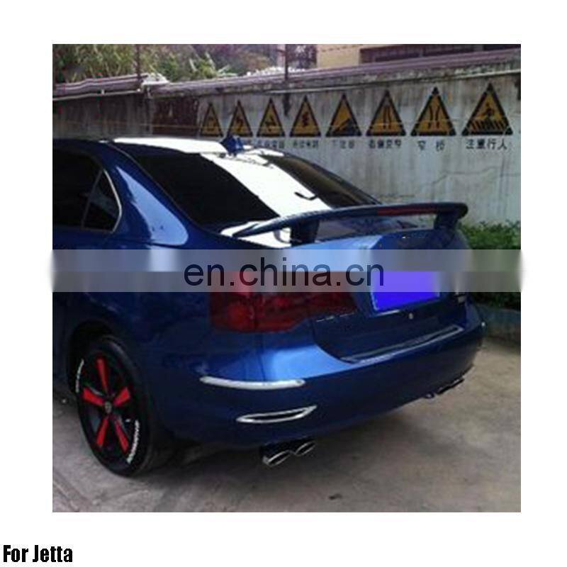 ABS Primer Painted Back Car spoiler For Rear spoiler with light