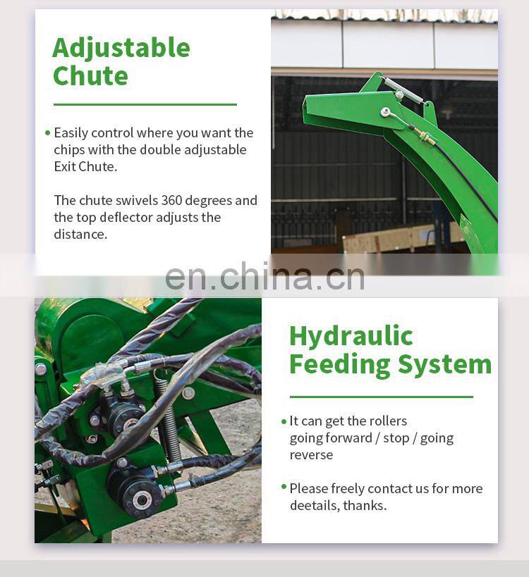 Big chipping capacity high efficiency BX62R BX92R, pto Log Timber Wood Branch Chipper Shredder