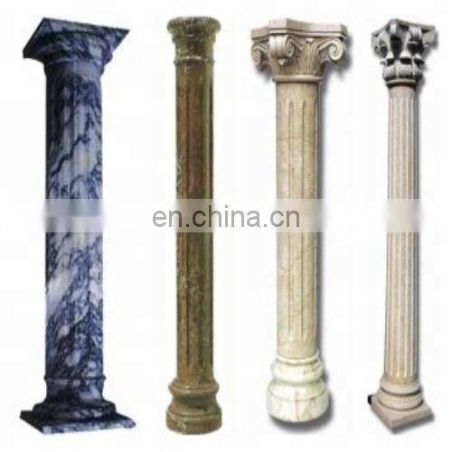 marble square columns, natural stone column,