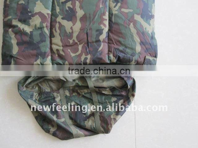 Hood Liner Military Camouflage Sleeping Bag For Field Survival Camping Cold Weather 190 cm / 75"Long