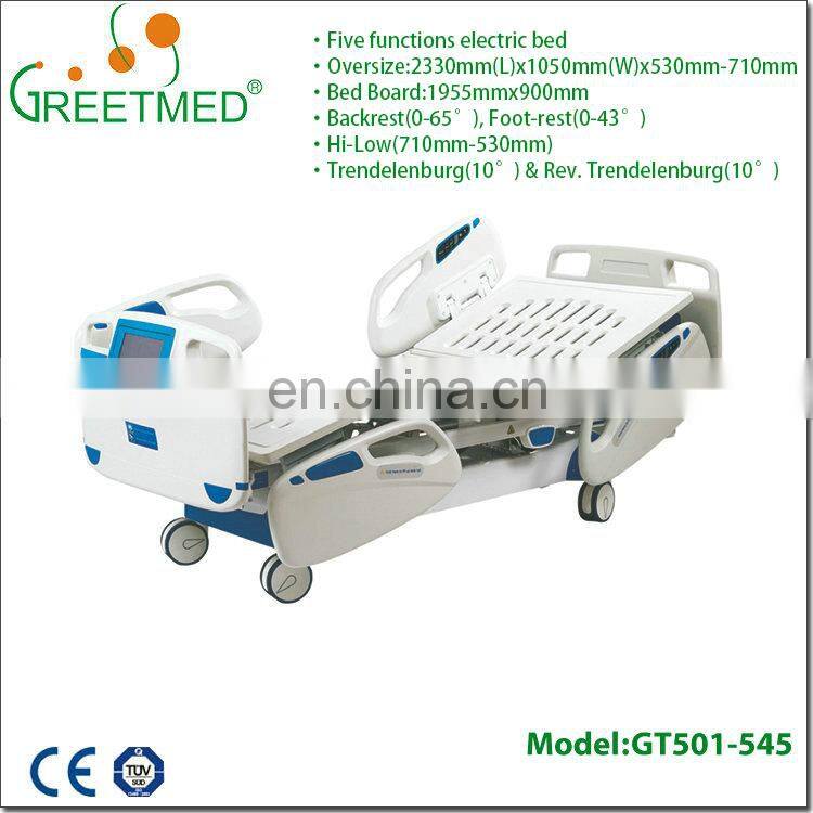 Good price 2/3/5/7 functions electric hospital bed with CE approved