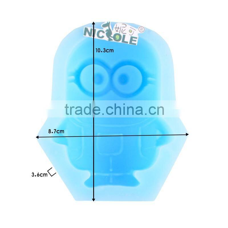 Food Grade Silicone Minions Hot Sale Ice Cream Molds