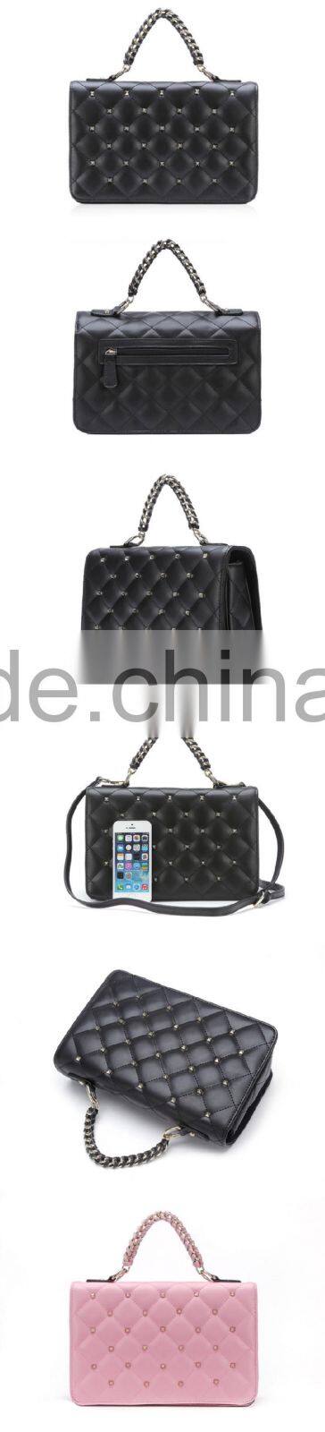 2016 new model handbag pu lady bag big brand women bag