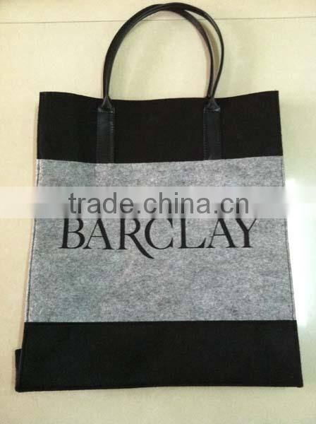 Felt shopping blank jute tote bags