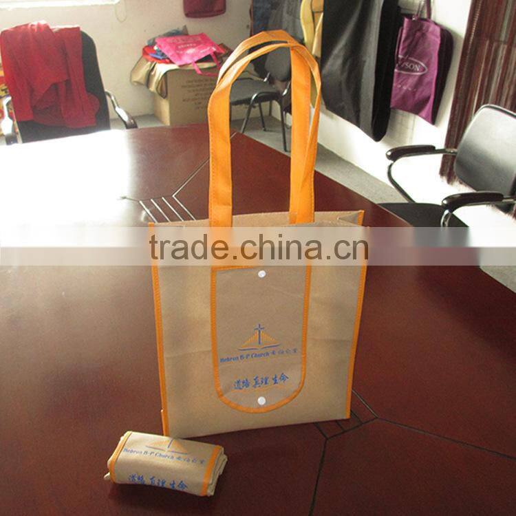 Non Woven Promotional Reusable Folding Tote Bag