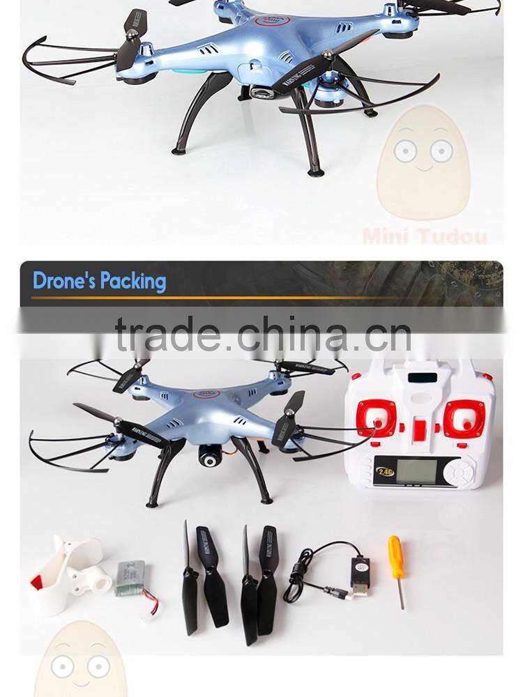 Minitudou Syma 2016 new product Barometer Height drone with HD camera X5HW on stocks
