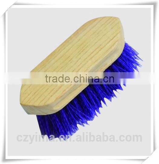 wooden horse dandy brush/horse grooming products