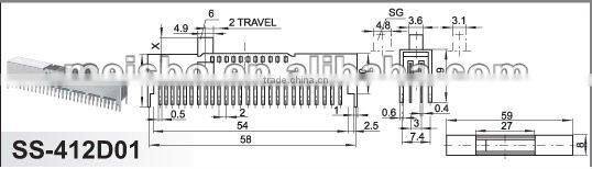 Mini on off single phase circuit breaker