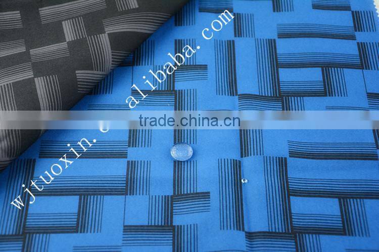 fashion waterproof polyester printed fabric for uniform suit sportwear