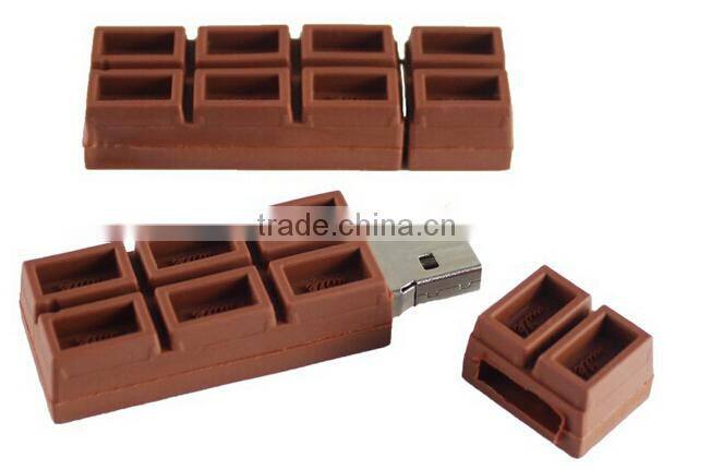 2015 hot sell products chocolate usb drive