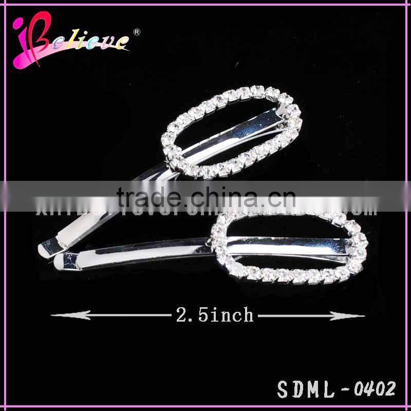 Factory direct wholesale hair pins clear diamond hair pins headwear for women
