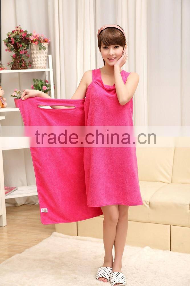 Wholesale Plain Microfiber Beach Towel Dress