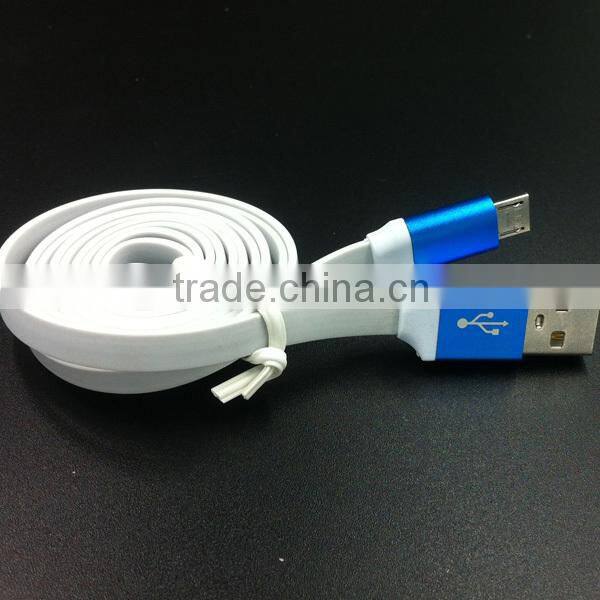 Aluminium USB Data Cable for iphone for samsung for iphone Metal USB Cable