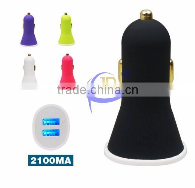 5V 2.1A 2 Port Dual USB Car Charger USB Adaptor For Mobile Phone