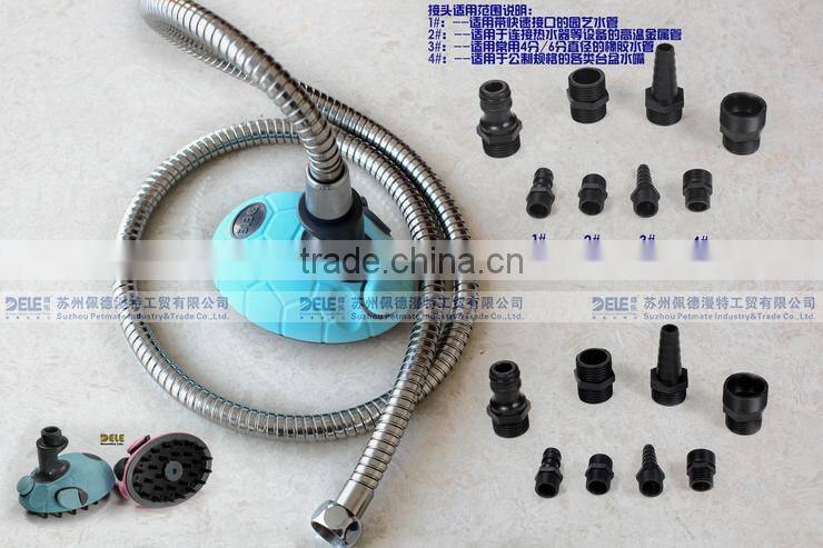 New Product 2015 Innovative Multifunctional Pet Shower Pet Bath Apparatus Convenient for Dogs Grooming and Cleaning