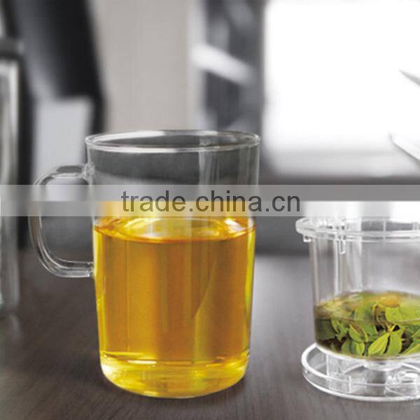 Pyrex Glass Teacups/ Personal Office Glass Mugs with Deeper