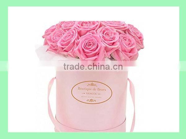 Customized Full Color Printing Luxury Paper Flower Storage Box