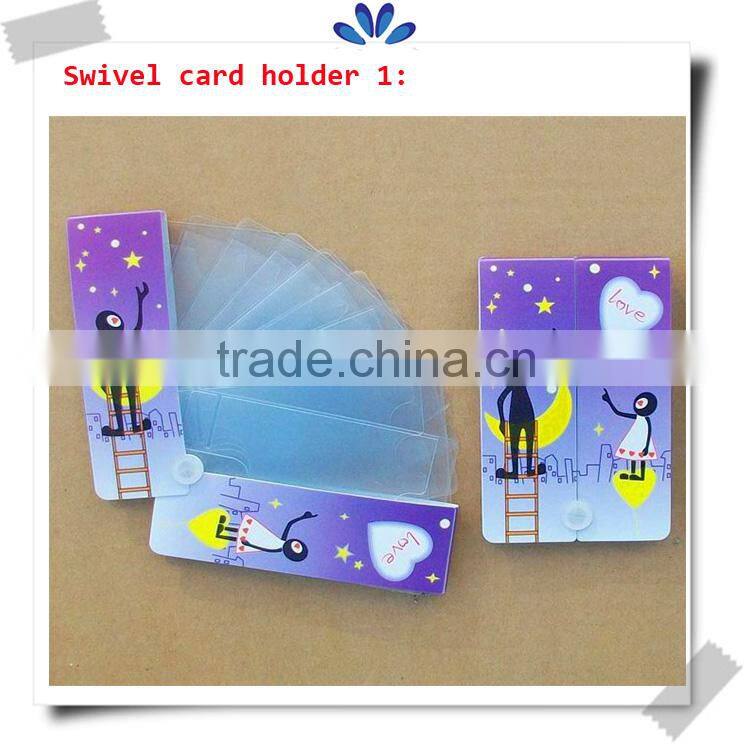 Cheap bulk clear plastic card holder for promotion sale