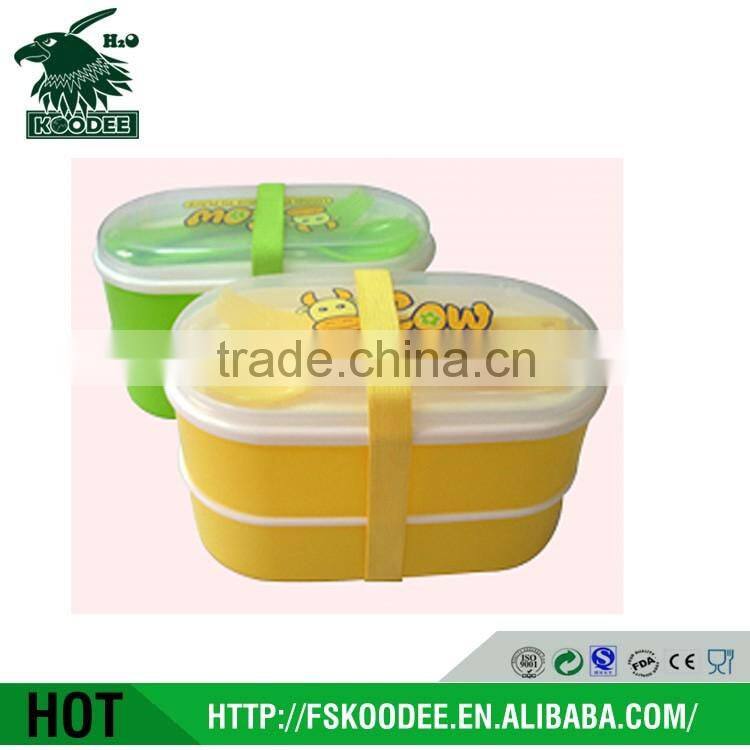 high quality food grade plastic colourful lunch box