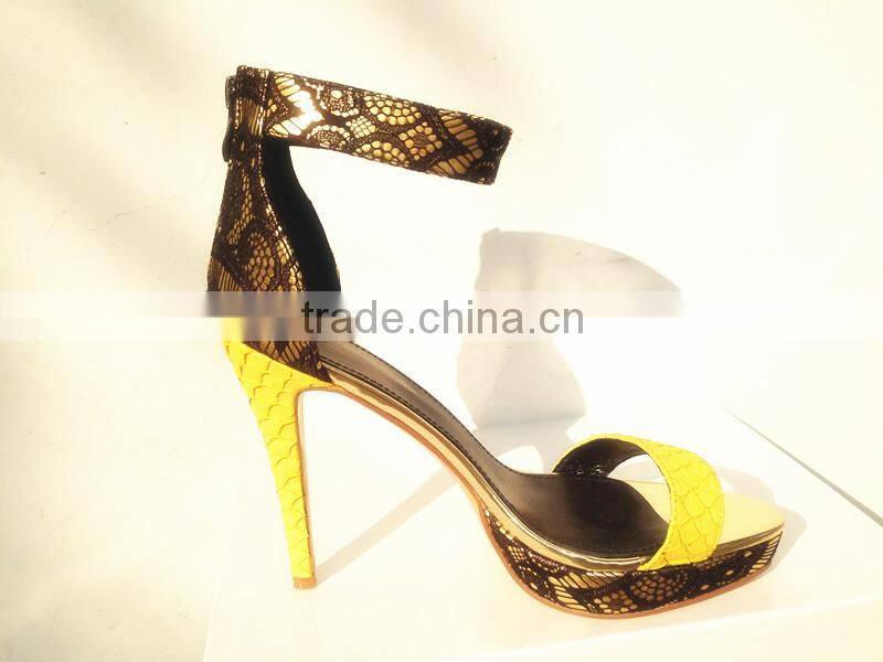 Private Label Women Heels Shoes Ankle Strap Woman Sandals Fashionable Drop Ship Ladies High Heel Sandals