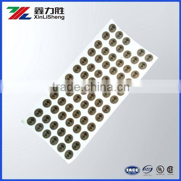 Custom gold printing lens sticker 100% UV protection
