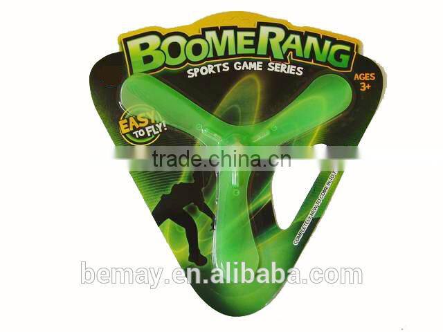 Plastic sport toy boomerang frisbee toys wholesale