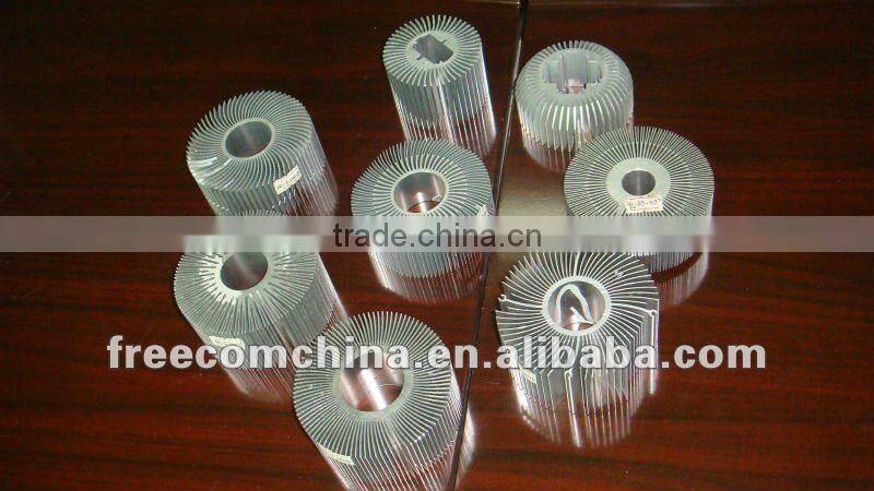 Aluminium Round Heat Sinks Profile