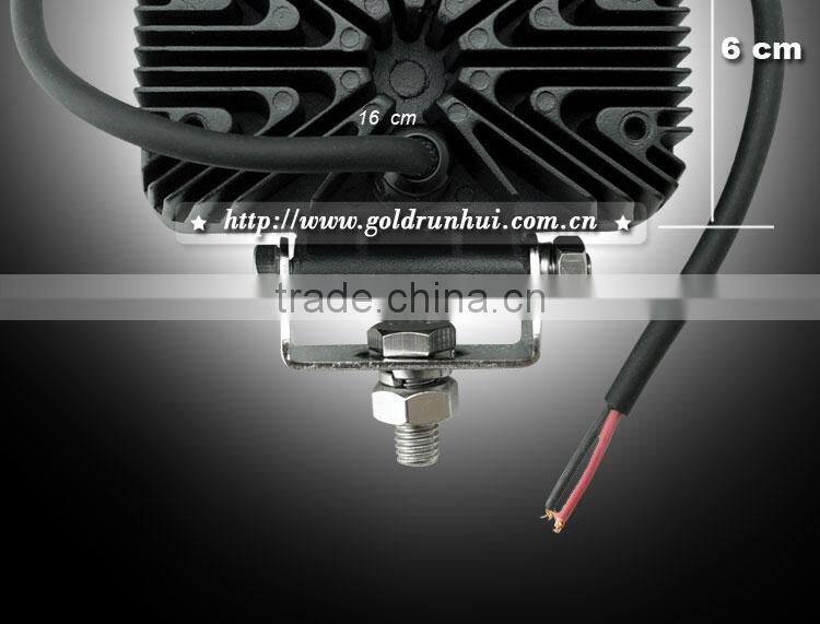 GoldRunhui RH-L0458 New Designed High Power 10~30V Auto Waterproof 12V 20W LED Work Lamp