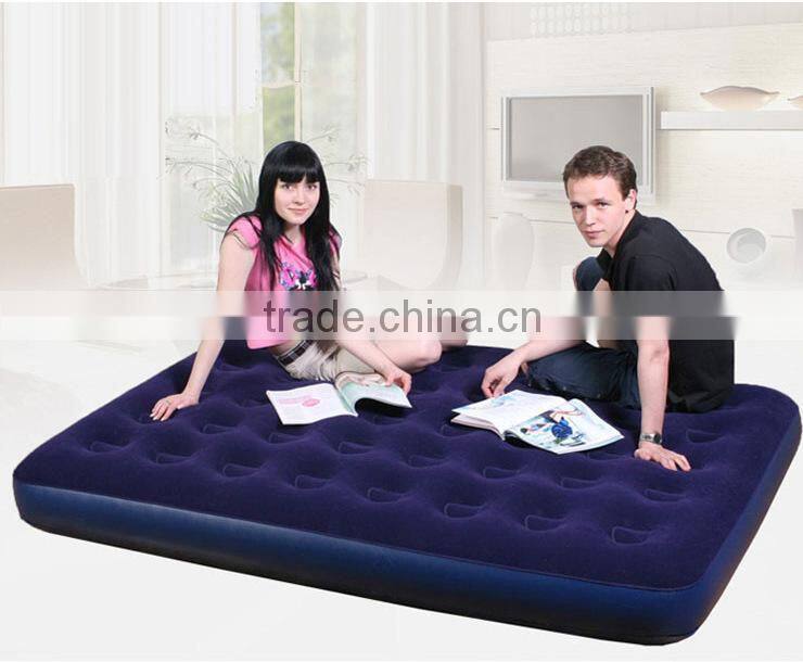 single and double sizes high quality outdoor and indoor inflatable air bed