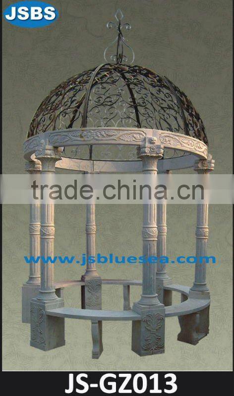 France style marble lady statue pavilion