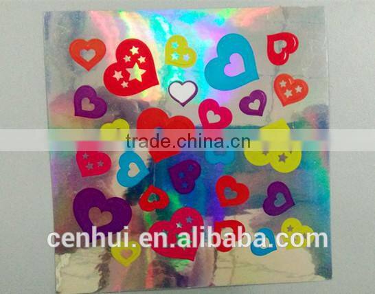 2015 customize special format fluorescent stickers