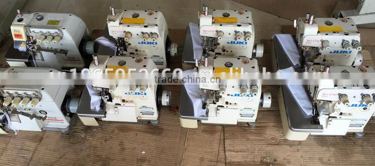 Juki MO-6714S used second hand Industrial 4/5Thread Overlock industrial Sewing Machine with good condition
