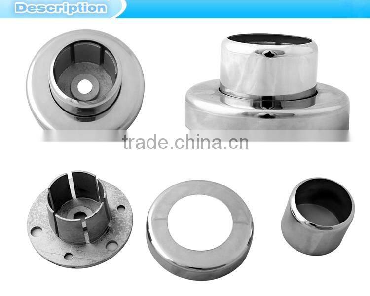schedule 40 stainless steel flange railing square base pipe flange