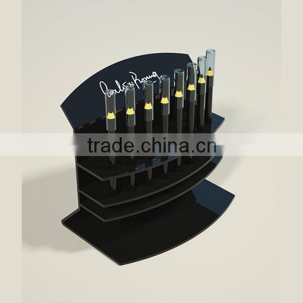 customized professional eyebrow pencil organizer cosmetic display rack