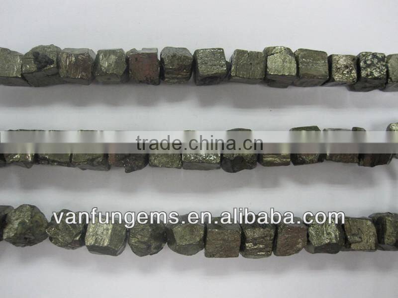 Natural gemstone pyrite rough nugget 1206
