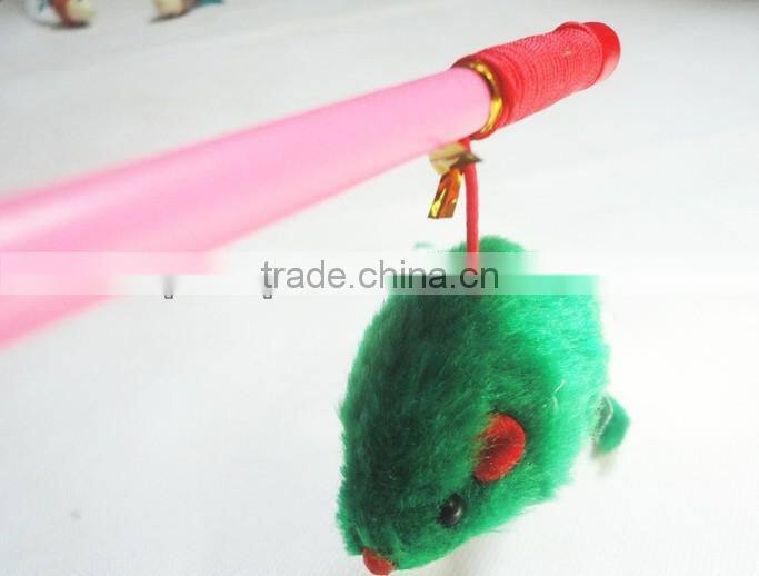 Dangler Mouse Cat Toys with Plastic Pole