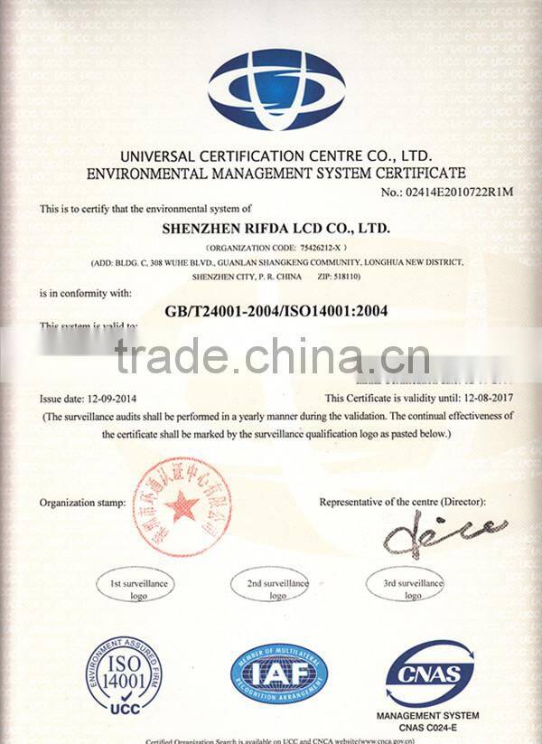 STN blue negative lcd display screens for cars